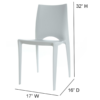 Light Grey Crescent Chair - Image 7