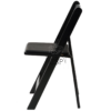 Black Wood Folding Chair - Image 3