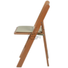 Natural Wood Folding Chair - Image 3