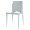 Light Grey Crescent Chair