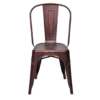 Rose Gold Oscar Tolix Chair - Image 2