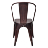 Rose Gold Oscar Tolix Chair - Image 3