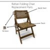 Wood Folding Chair Parts - Image 5