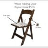 Wood Folding Chair Parts